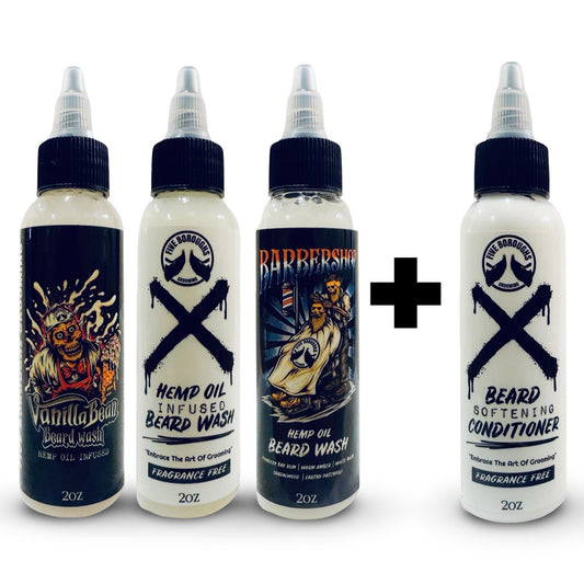 Beard Wash + Conditioner Combo (2oz)
